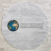 Турецкий ковер Elite Shaggy 0000 Светло-серый круг